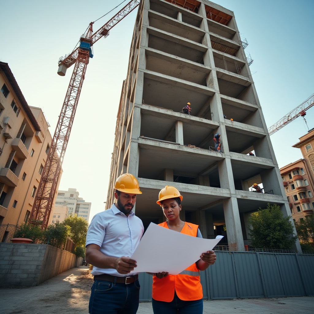 Construction project under development