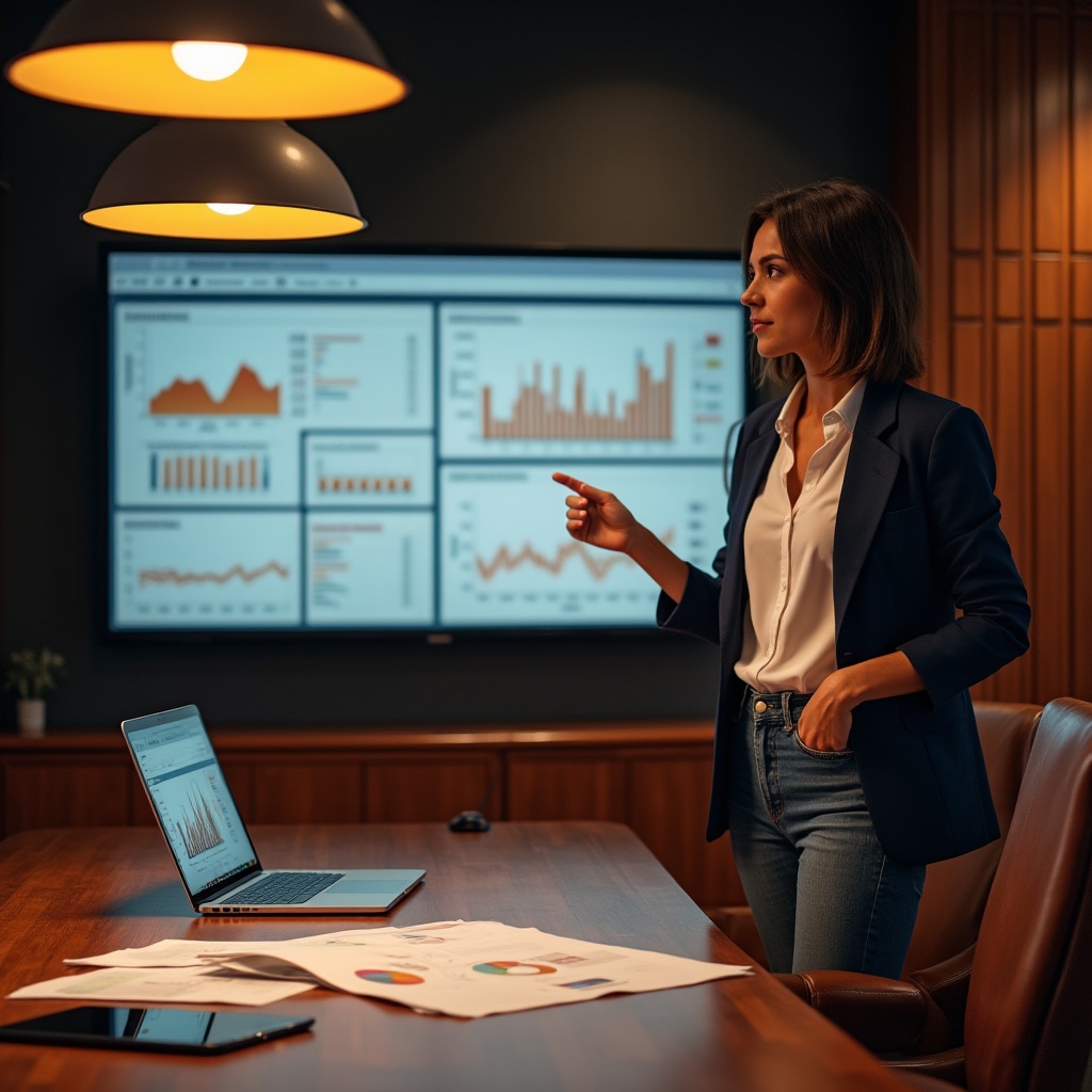 Real estate market data visualization